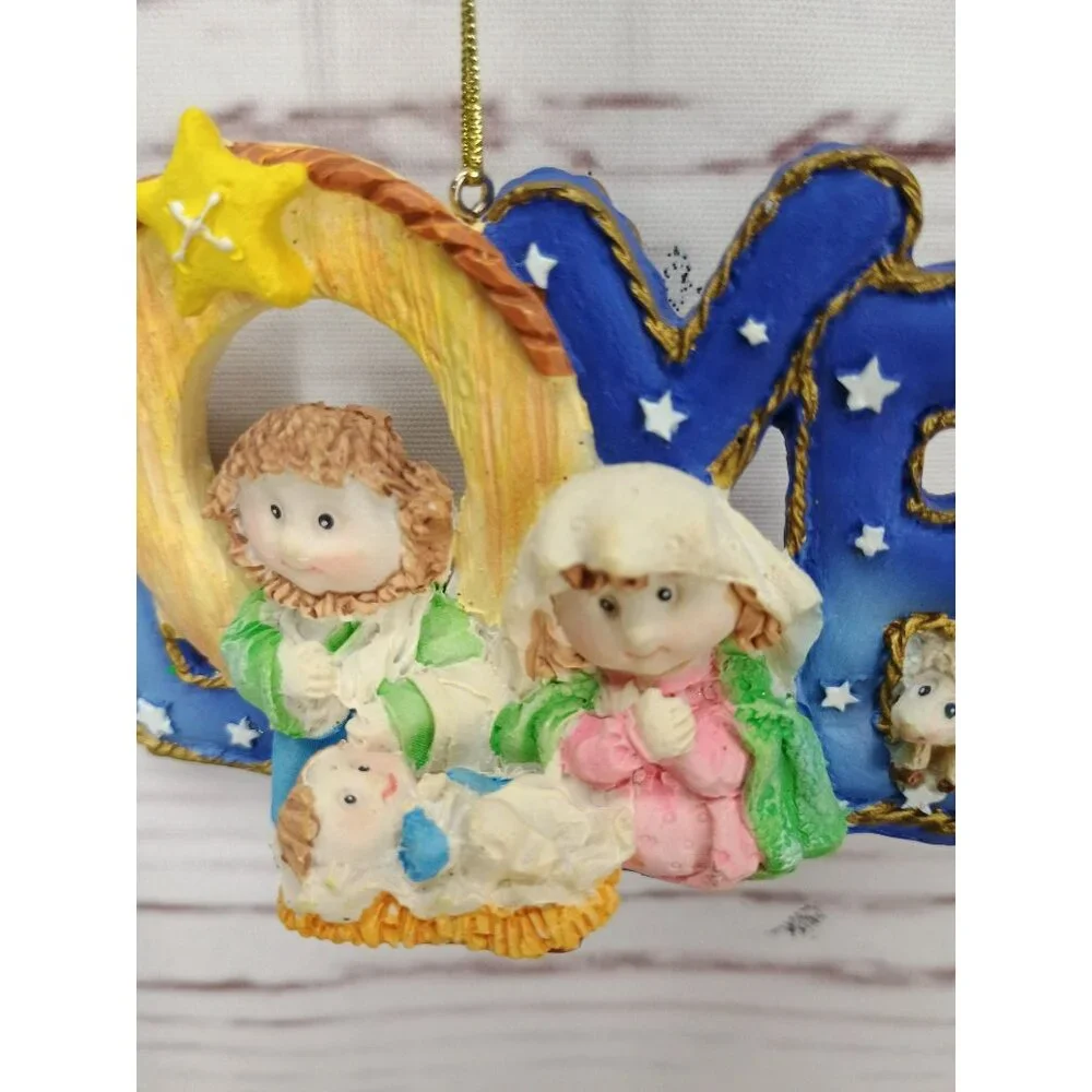Love Nativity Scene Christmas Ornament By‎ Karable